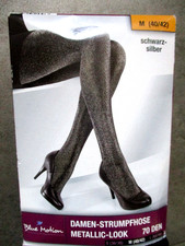 Strumpfhose Metallic-Look Gr