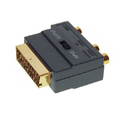 Scart adapter vergoldet - tv,