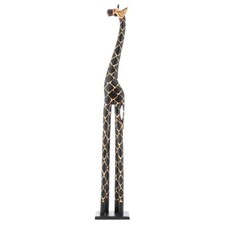 Deko Giraffe Holzfigur