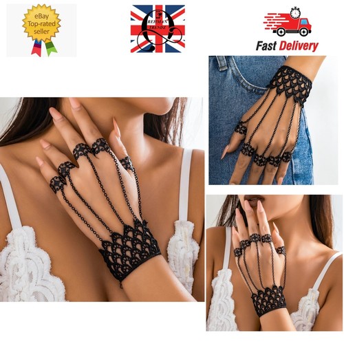 Fingerring armband schwarze - fingerring,