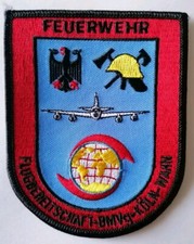 Abzeichen Bundeswehr Flughafen Feuerwehr Flugbereitschaft BMVg Köln Wahn 