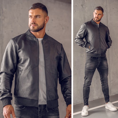 Bikerjacke kunstlederjacke - bikerjacke,