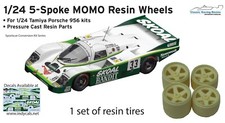 1/24 Five-spoke MOMO wheels