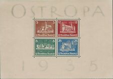 Sammlungsauflösung Drittes Reich 3. Reich Briefmarken fake Block 3 Ostropa Block