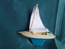 Plastik Segelboot 18 cm Boot Spielzeug  DDR (a92-25
