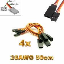 4 Stück JR Futaba Servokabel