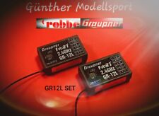 2x GRAUPNER GR-12L 2,4GHZ 6K