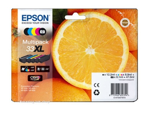 Original epson 33xl - original, orange