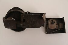 Biedermeier Katzenkopf Schloss Barock 18.Jhd. Truhe handgeschmiedet Eisen antik