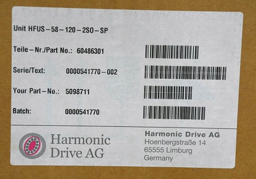 Harmonic drive unit - harmonic,