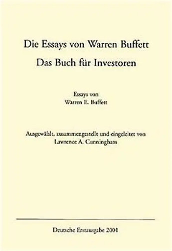 Die essays von warren - essays, buffett