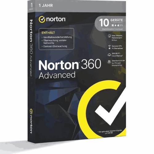 Norton 360 advanced - advanced, inkl.