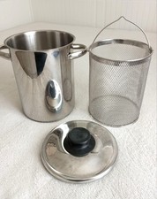 WMF Spargeltopf mit Einsatz Edelstahl Sehr guter Zustand