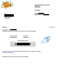 300€ Heide Park Resort