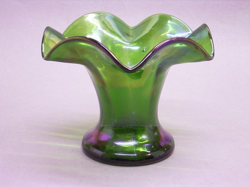 Jugendstil glasvase grünes - jugendstil, glasvase,