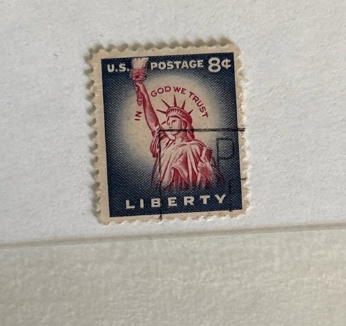 Liberty cents stamp - 8, lady