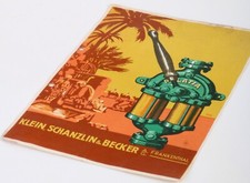 Original Kleinplakat Werbung