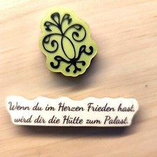 Stempel-set, 2teilig, Ornament