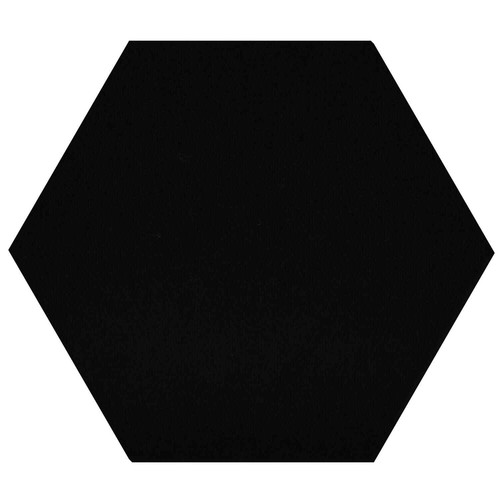 Schwarzes filz sechseck - schwarzes,