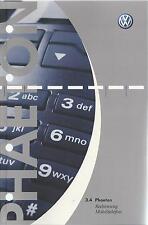 VW Phaeton MOBILTELEFON Betriebsanleitung  2002 Bedienungsanleitung Handbuch  RN