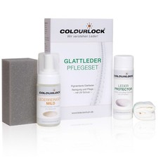 COLOURLOCK Glattleder Pflegeset MILD mit Leder Protector und Lederreiniger MILD