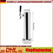 3'' Silber Single Tap