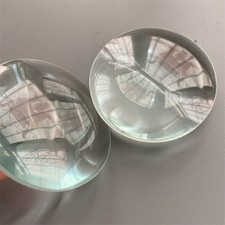 2 STÜCKE 50mm bikonvexe Lupenlinse HD optische Linse für DIY-Projektion