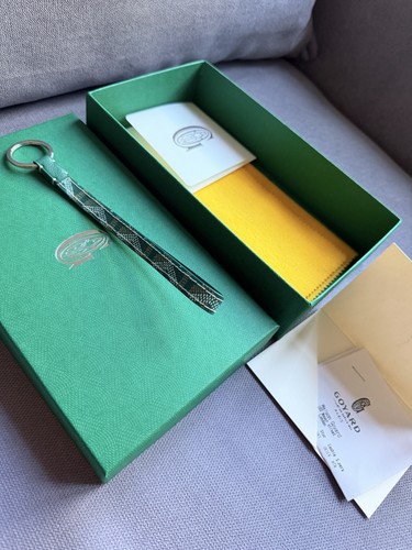 Goyard sesame key ring grün - key,