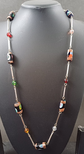 Muranoglas kette 60er jahre - muranoglas, 50/60er