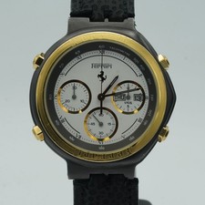 FERRARI FORMULA HERREN UHR QUARZ CHRONO STAHL 38MM VINTAGE ARMBANDUHR VINTAGE