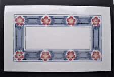 1 Jugendstil-Platte, Keramik