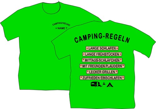 Camping regeln freunde - camping,