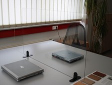 Hygiene-Trennwand Spuckschutz