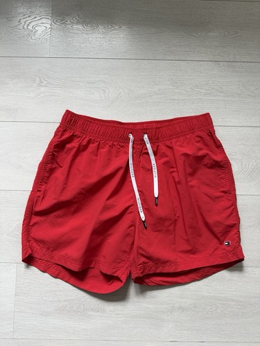 Tommy hilfiger badehose rot - tommy,