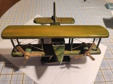 Flugzeug Holz Doppeldecker Zweimotorig