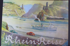 1954 - RHEIN-REISE Ravensburger - VW Brezel Bacharach Neuwied Bingen Andernach