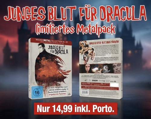 Junges blut für dracula - blut,
