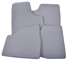 Fußmatten für Opel Corsa C 2000-2006 Set Grau Passform Matte Auto vorne hinten