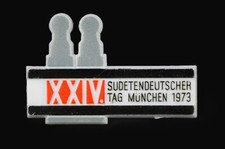 Veranstaltungsabzeichen Tagungsabzeichen XXIV Sudetendeutscher Tag München 1973