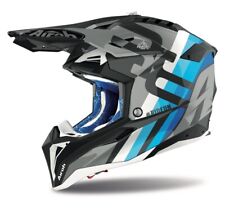 Airoh Aviator 3 Rainbow Anthrazit Matt XL – Crosshelm Enduro Helm Motorrad