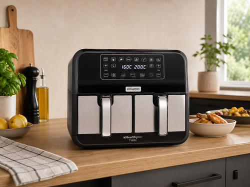 Kenwood khealthy twin airfryer - twin,