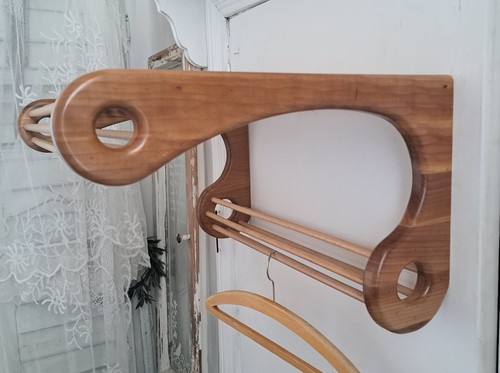 Wandgarderobe holz mit ablage - mit,
