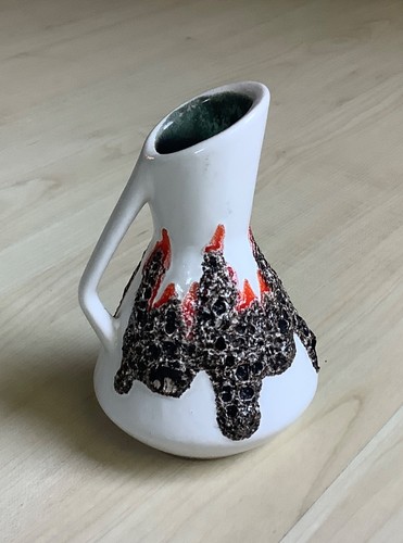 Fat lava vase - fat, henkelvase