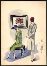 Aquarellmalerei Mode, elegant