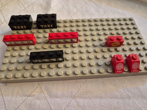 Lego alt bedruckte steine - -,