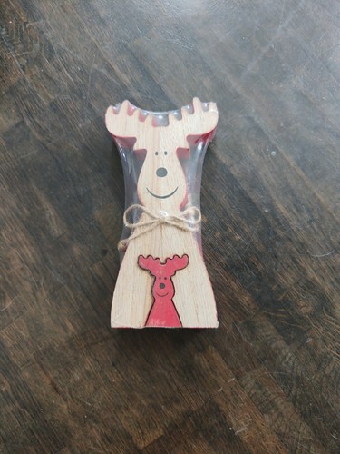 Deko elch holz - deko, 3d