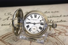 Antike WEST END WATCH Co Sprungdeckel Eisenbahner Taschenuhr pocket watch
