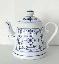 Bareuther Bavaria Germany Vintage Teekanne 800ml Indisch Blau Strohblume