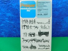E17 Preiser H0 Figuren Set 16327 Ländliche Gruppen Gespanne etc unbemalt OVP TOP