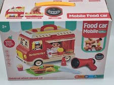 Food Truck Spielzeug für Kinder, Essen und Puppe Rollenspiel